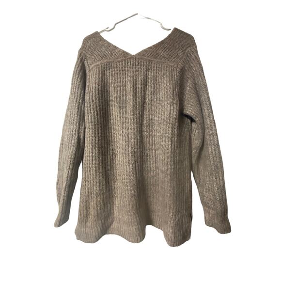 Abercrombie & Fitch women’s V-neck knit pullover sweater size XL - Picture 2 of 4